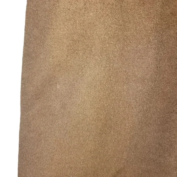 Marisa Minicucci Womens Brown Baby Alpaca Wool Long Sleeve Collared Coat Size 16 - Picture 12 of 12